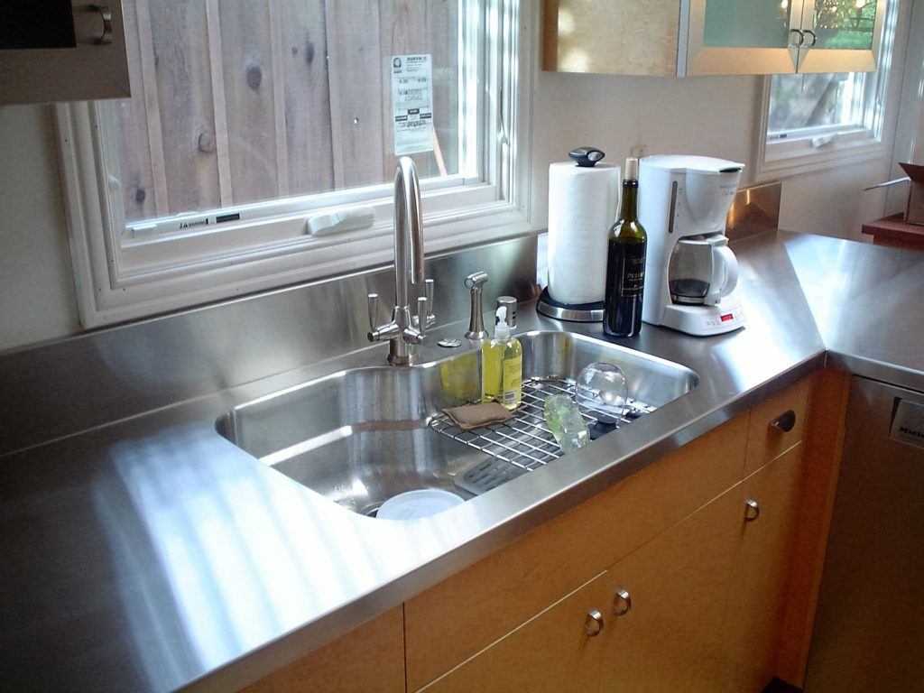 Stainless Steel Countertops - Custom Metal Home