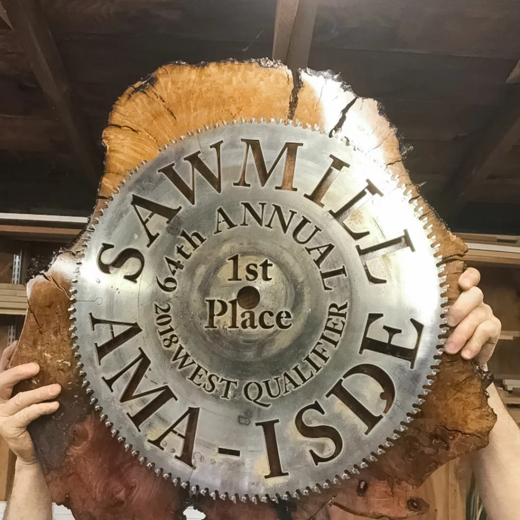 2nd Place Prize Sawmill 2018 West Qualifier