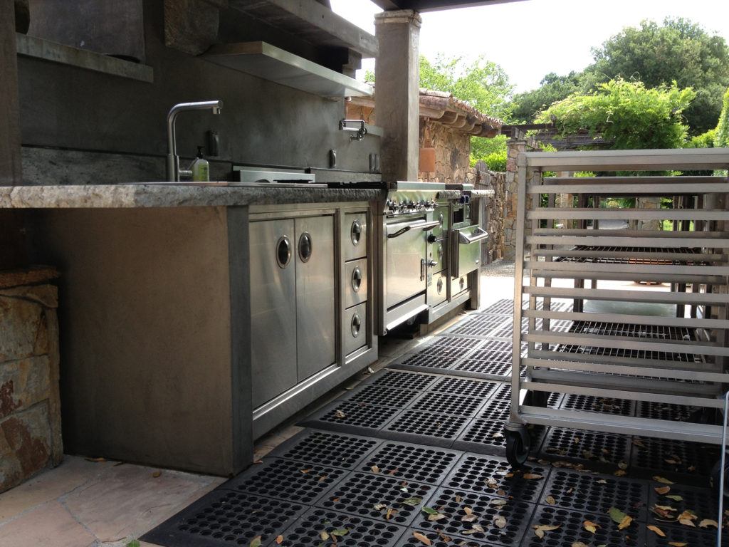 Outdoor Metal Cooking Station