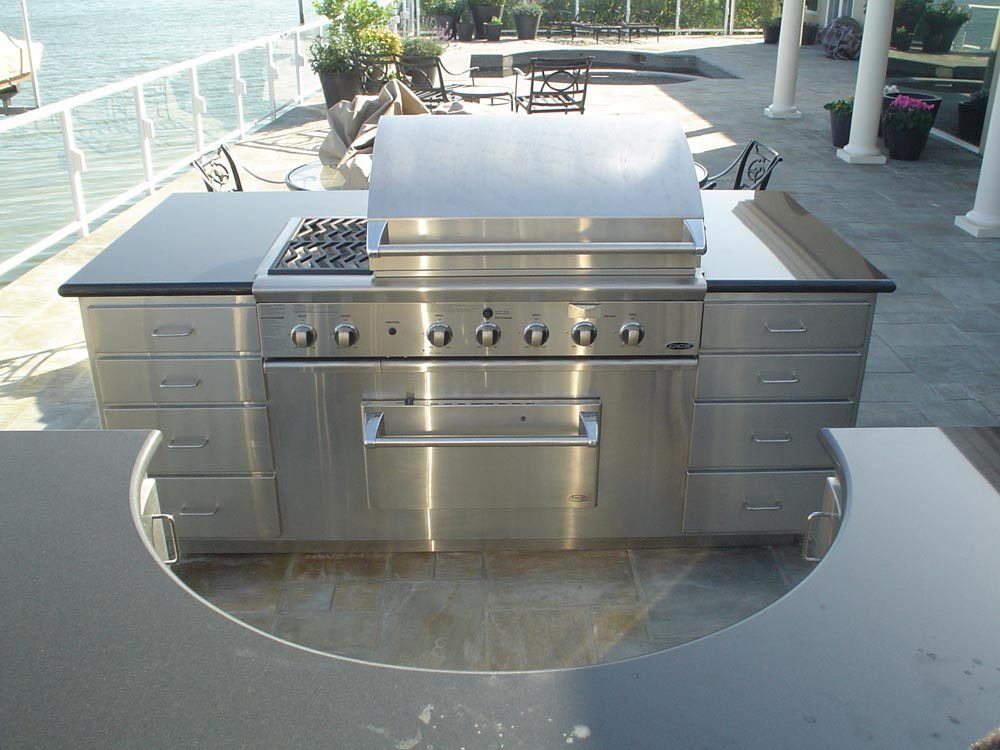 Stainless Steel BBQ Front
